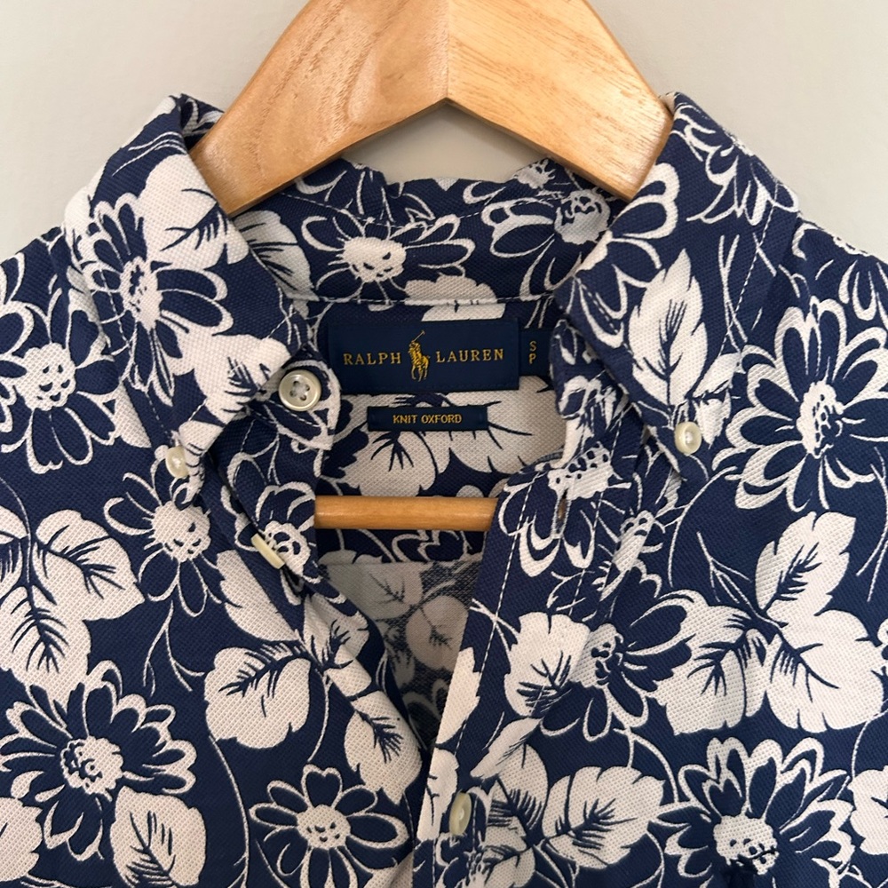 Ralph Lauren Knit Oxford long sleeve top